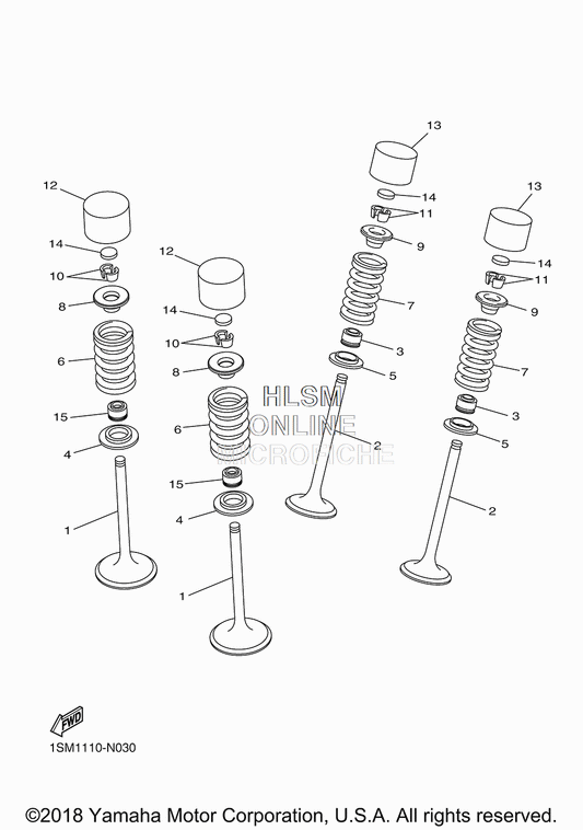 SEAL, VALVE STEM    4TE-12119-00-00