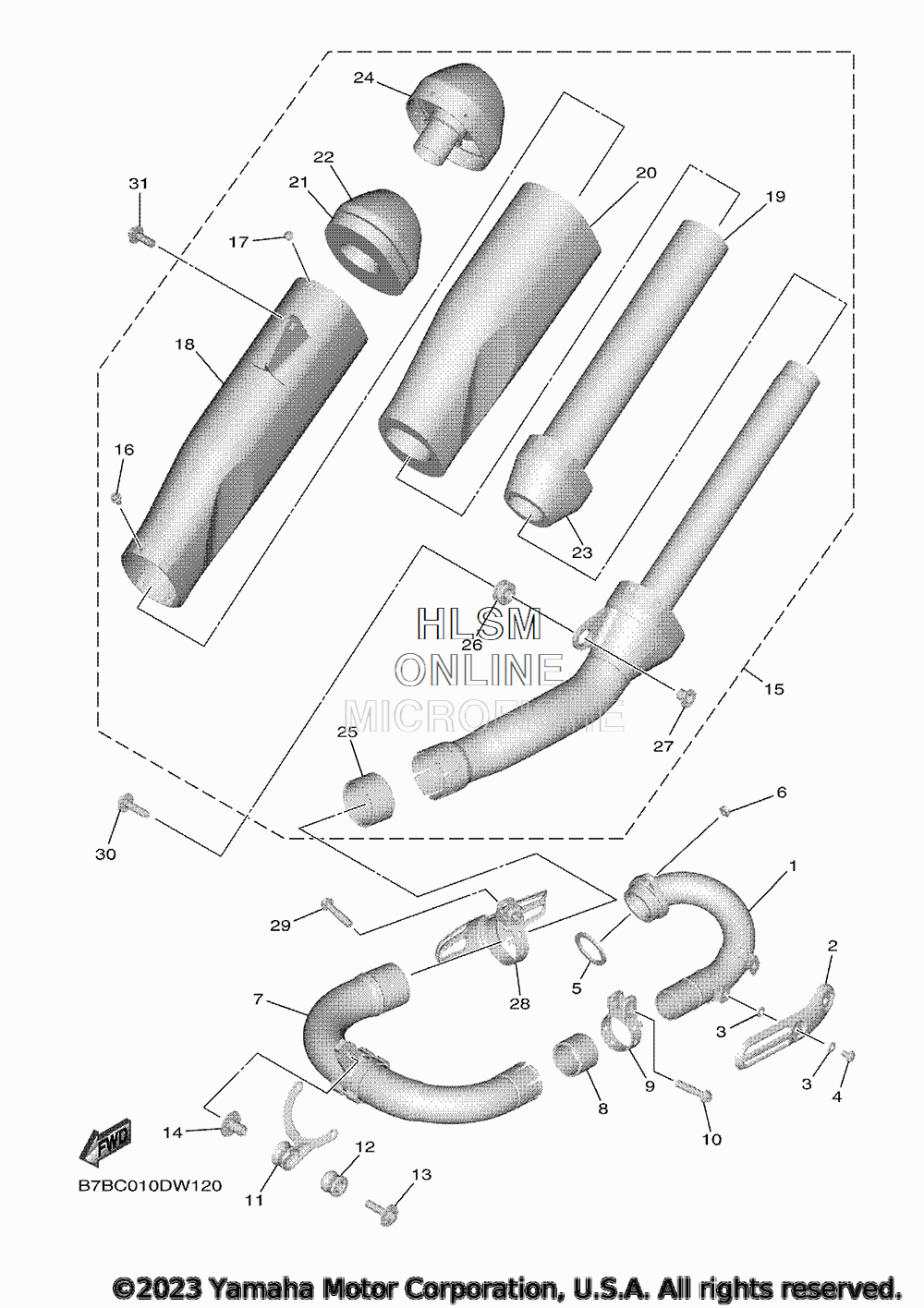 GASKET, EXHAUST PIPE 5NL-14613-00-00