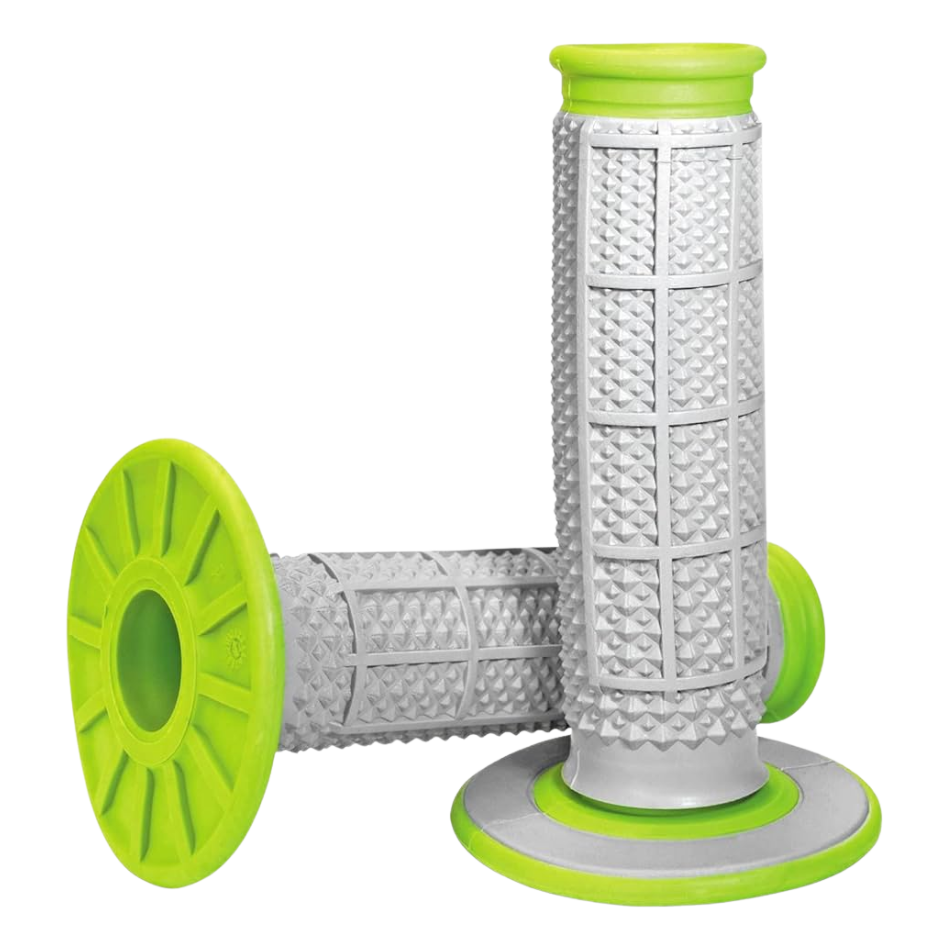 Renthal Tapered Dual-Compound Grips — Green