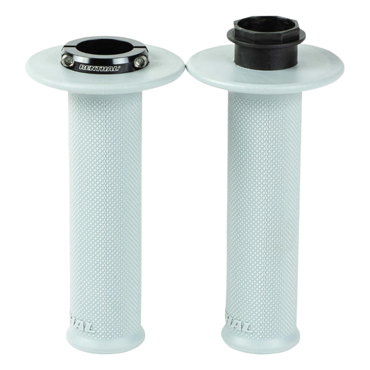 Renthal MX Original Lock-On Grips — Soft / Diamond (White)