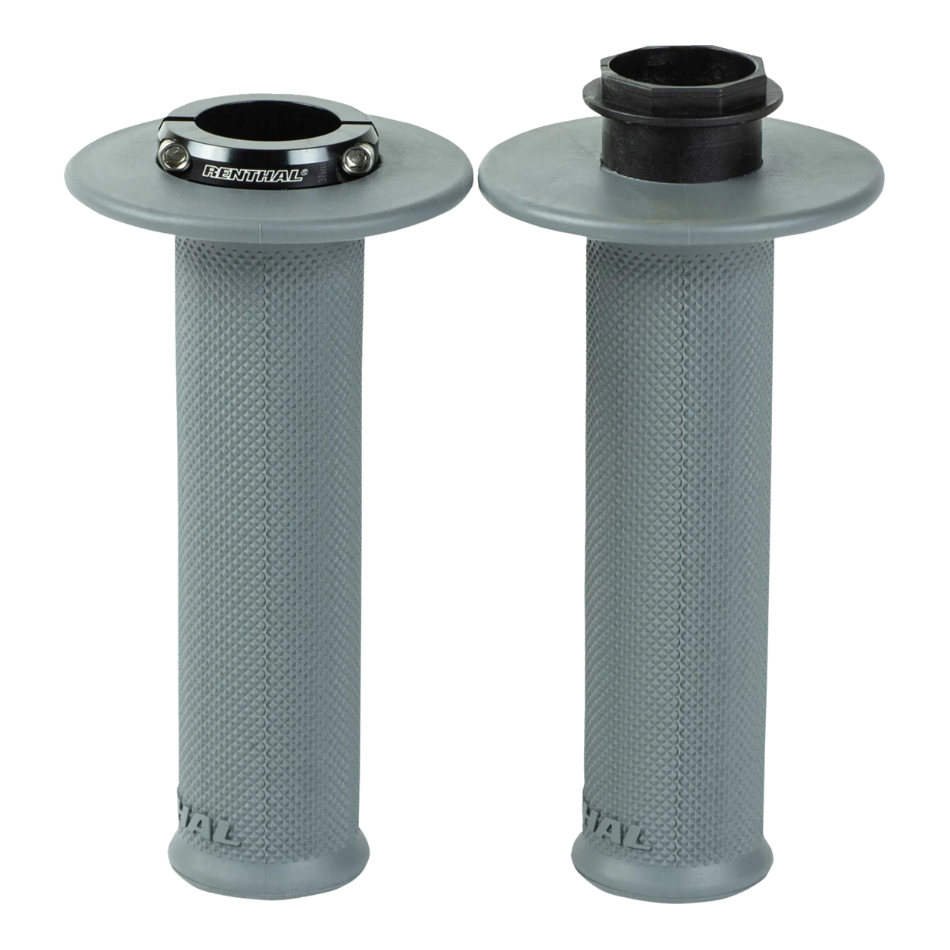 Renthal MX Original Lock-On Grips — Medium / Diamond (Black/Grey)
