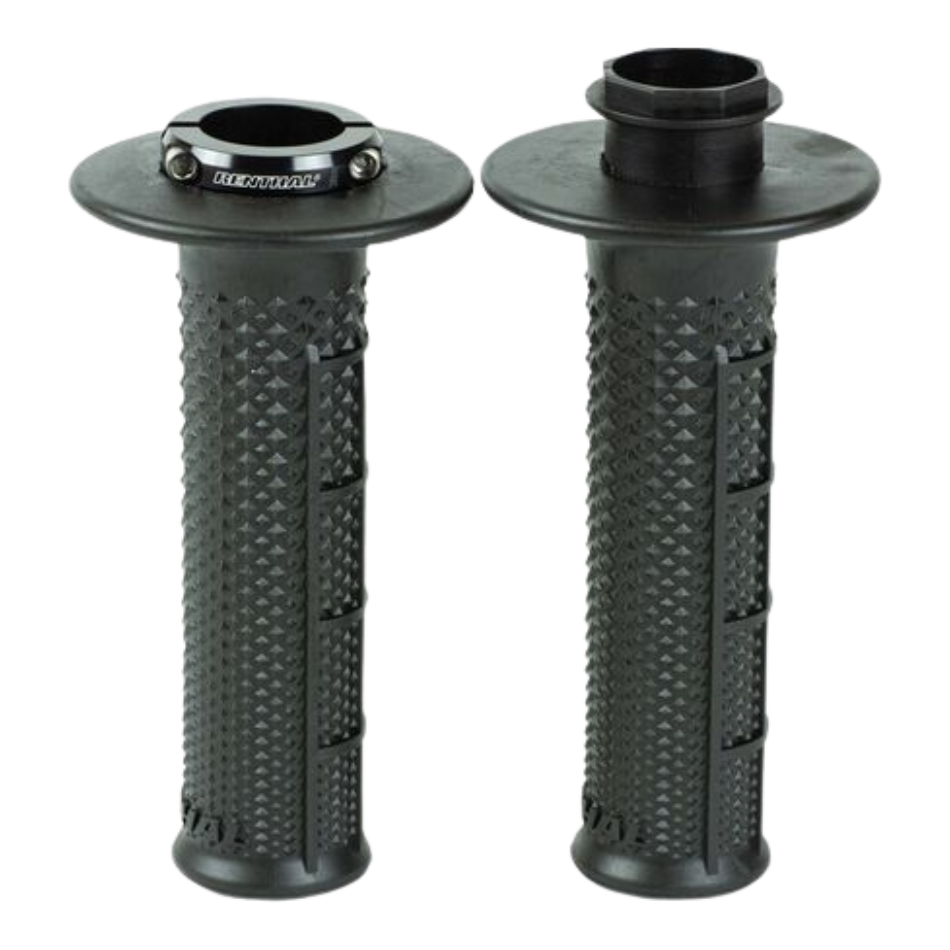 Renthal R-Works Ultra-Tacky Lock-On — Taper Half-Waffle