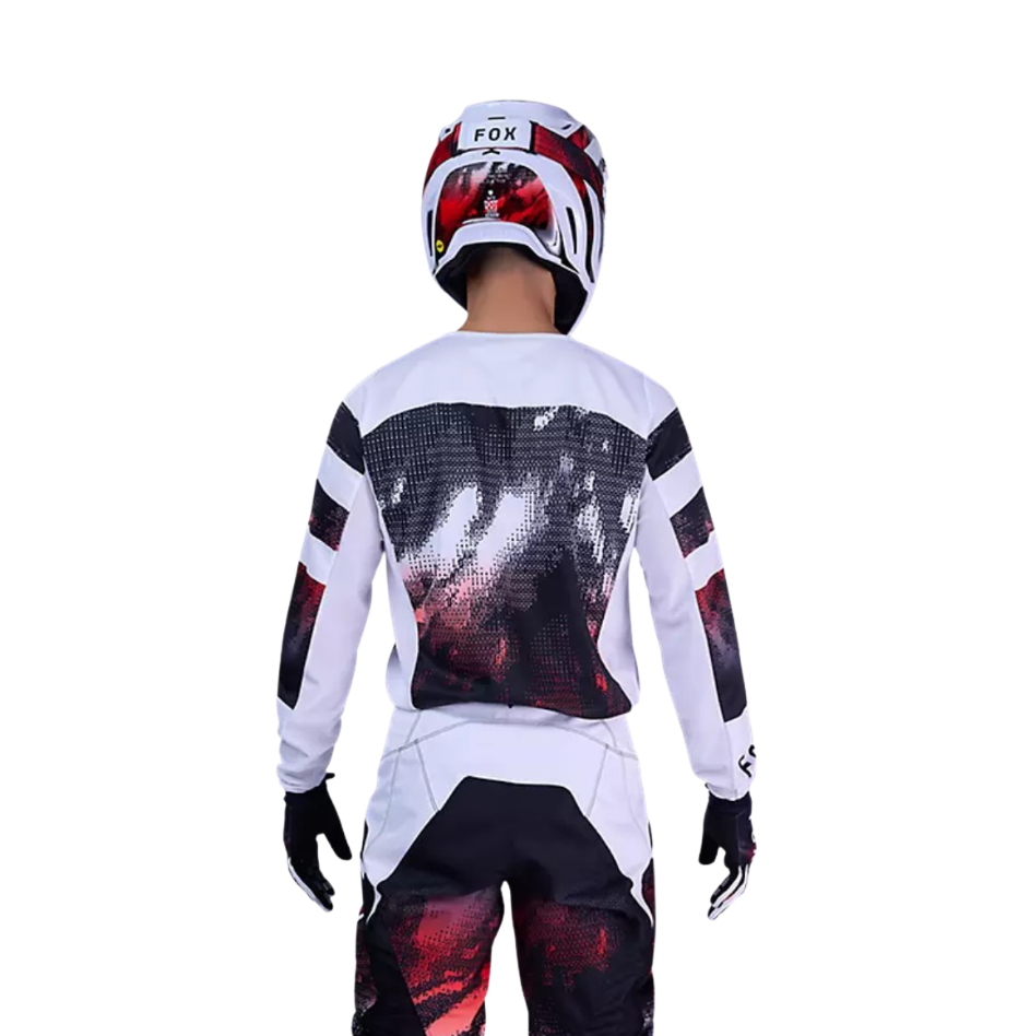 White/Florescent Red