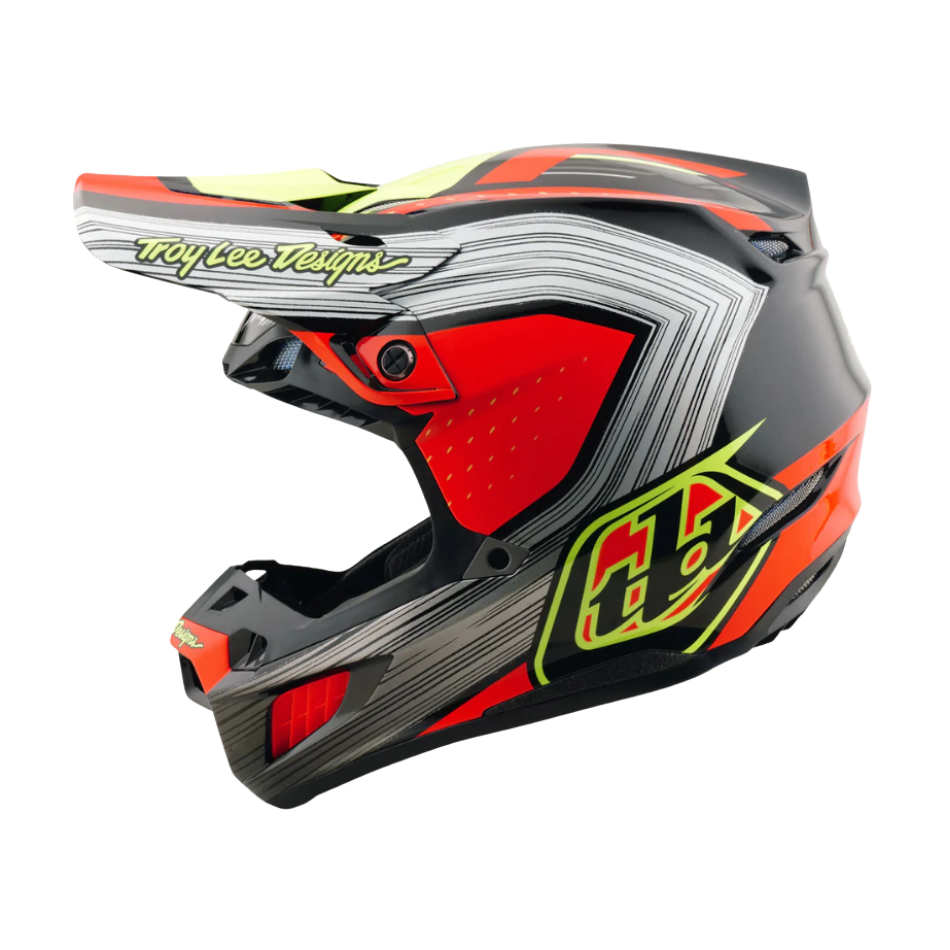 SE5 Composite Helmet Stripes Black / Infra Red