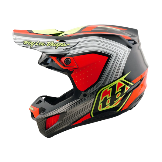 SE5 Composite Helmet Stripes Black / Infra Red