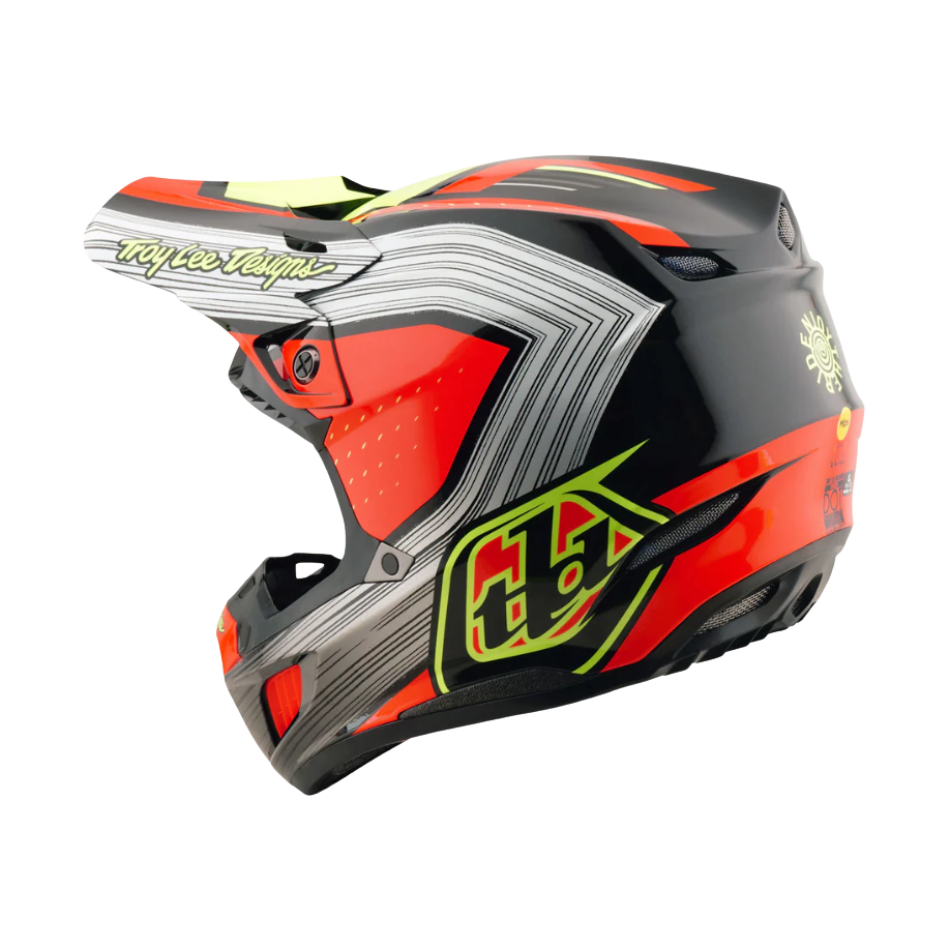 SE5 Composite Helmet Stripes Black / Infra Red