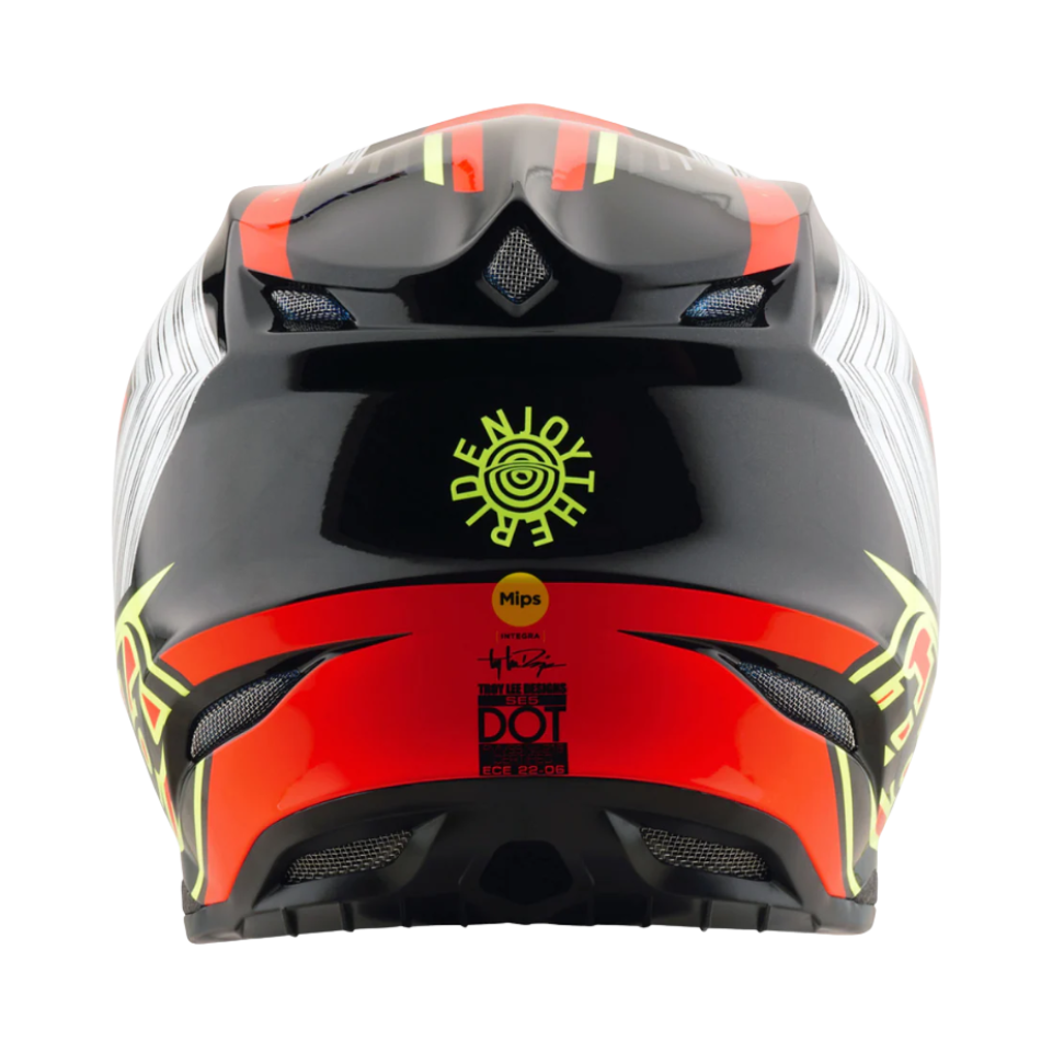 SE5 Composite Helmet Stripes Black / Infra Red