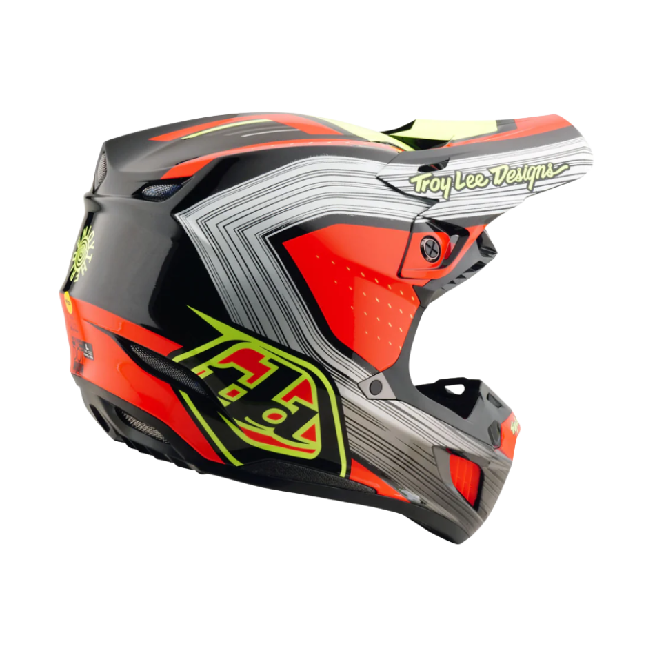 SE5 Composite Helmet Stripes Black / Infra Red