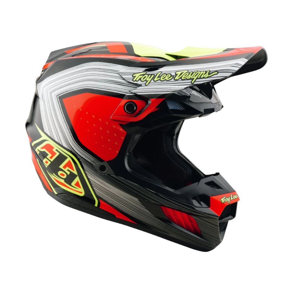 SE5 Composite Helmet Stripes Black / Infra Red