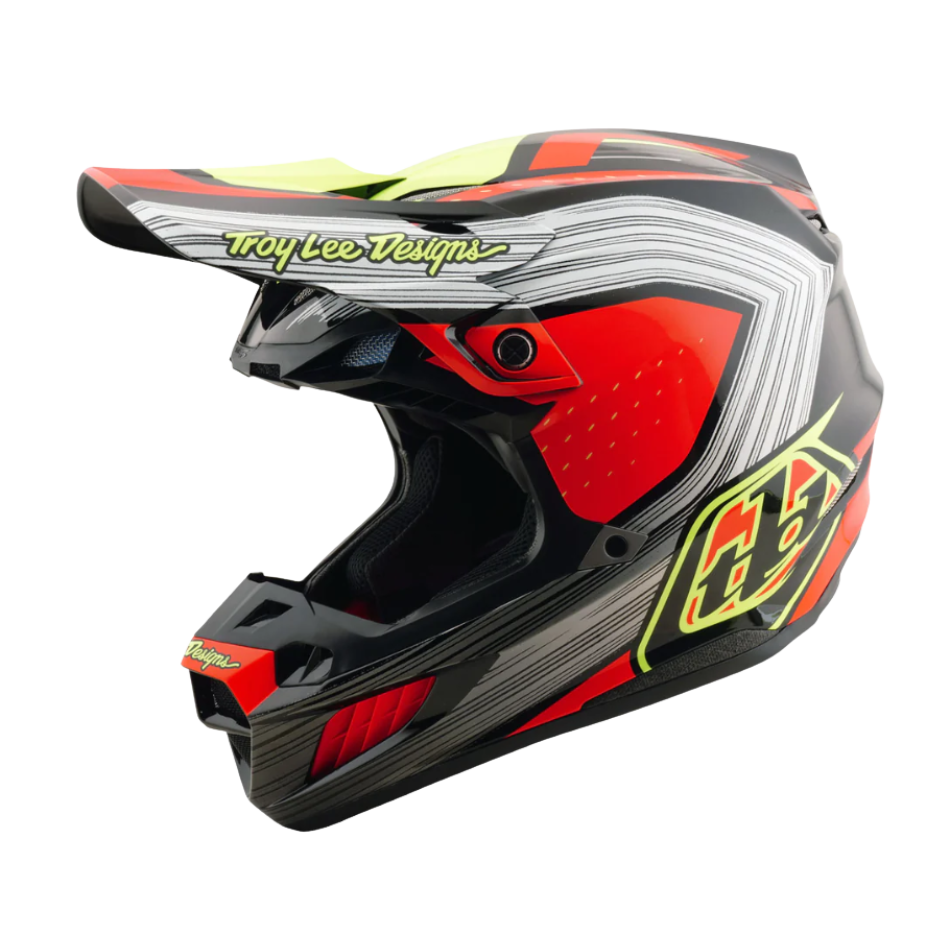 SE5 Composite Helmet Stripes Black / Infra Red