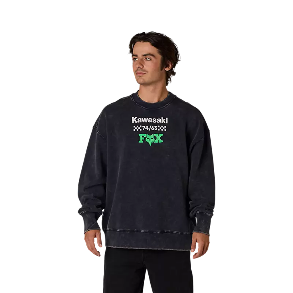 Kawasaki Heavyweight Crew Sweatshirt