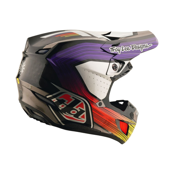 SE5 Carbon Helmet Stripes Black / Purple