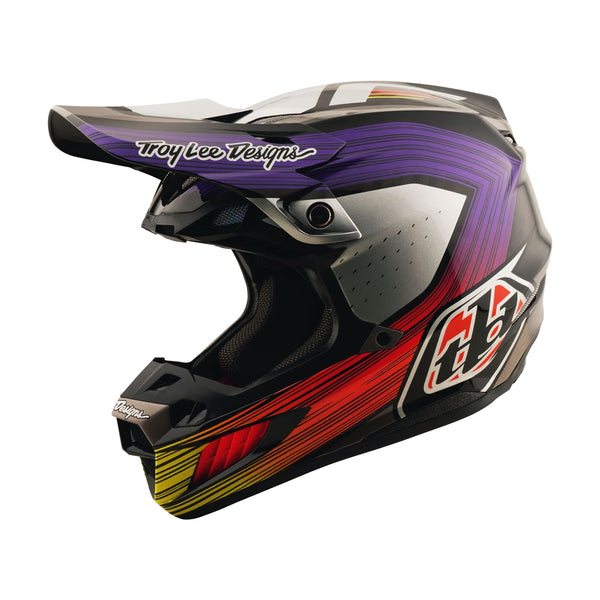 SE5 Carbon Helmet Stripes Black / Purple