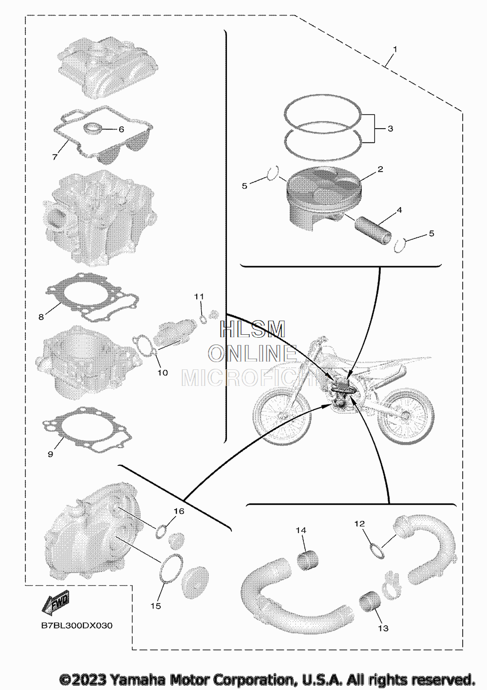 GASKET, EXHAUST PIPE      5NL-14613-00-00